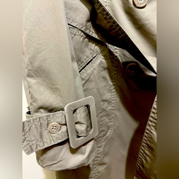 Reitmans Women’s Classic Long Trench Coat, Taupe color - Picture 3 of 5